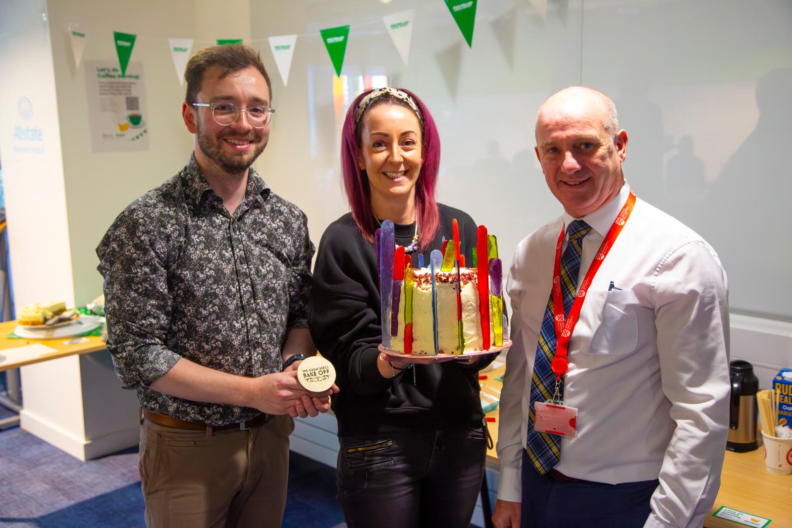 Prizegiving Gary Daly - Elaine Sommerville - Brian Stewart